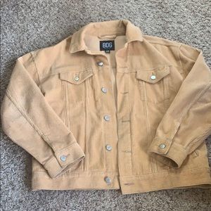 Urban outfitters light corduroy jacket